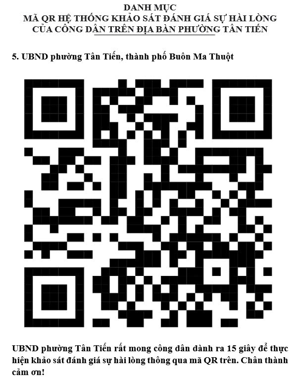 MÃ QR, ĐÁNH GIÁ HÀI LÒNG